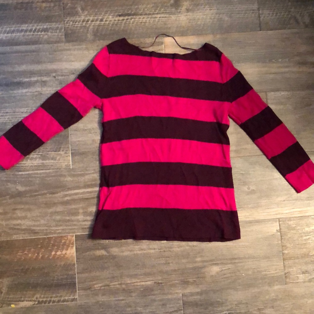 Open neck sweater